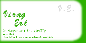 virag erl business card